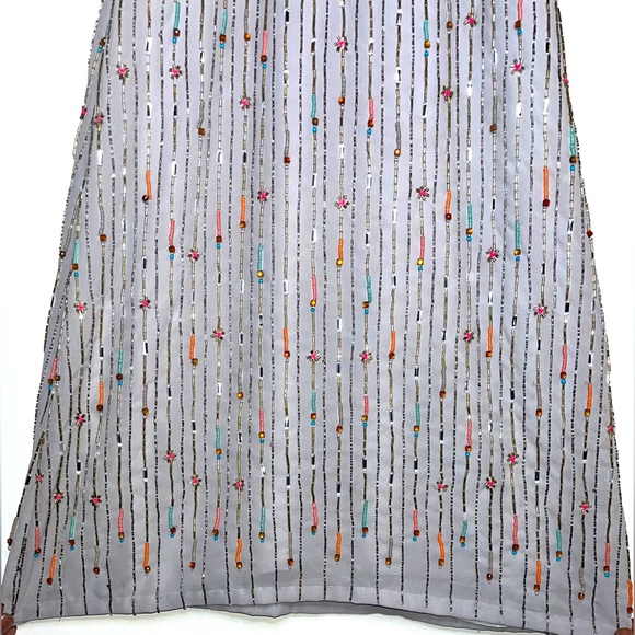 Vintage Cocktail Dress with Beaded Design - Picture 5 of 9